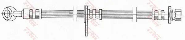 Handler.Part Brake hose TRW PHD448 2