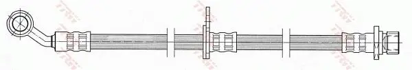 Handler.Part Brake hose TRW PHD463 2