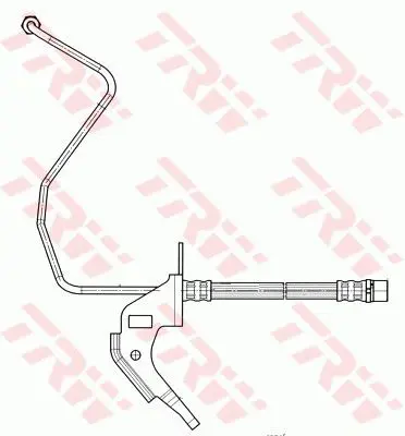 Handler.Part Brake hose TRW PHD563 2