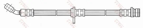 Handler.Part Brake hose TRW PHD597 2