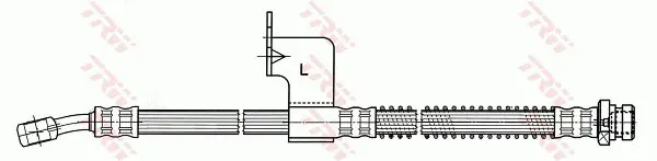 Handler.Part Brake hose TRW PHD619 2