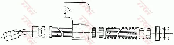 Handler.Part Brake hose TRW PHD622 2