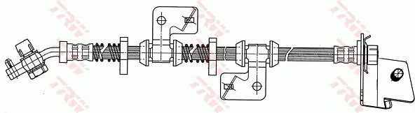 Handler.Part Brake hose TRW PHD634 2