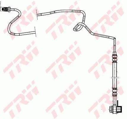 Handler.Part Brake hose TRW PHD942 2