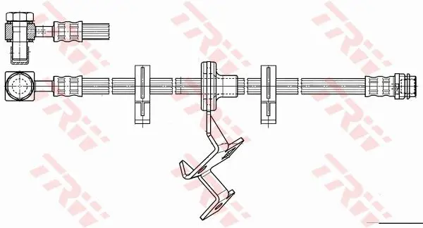 Handler.Part Brake hose TRW PHD966 2