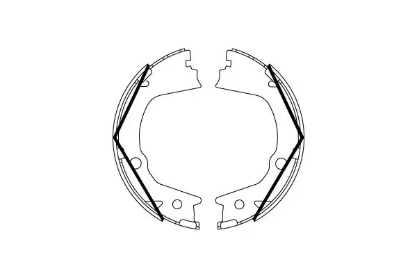 Handler.Part Brake shoe set, parking brake TRW GS8859 1