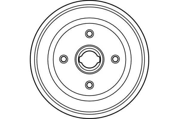 Handler.Part Brake drum TRW DB4006 2