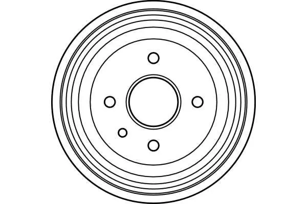 Handler.Part Brake drum TRW DB4021 2