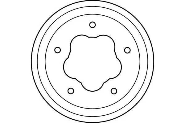 Handler.Part Brake drum TRW DB4041 2