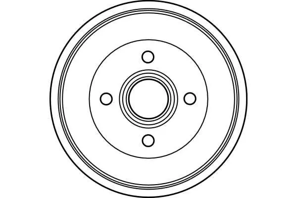 Handler.Part Brake drum TRW DB4123 2