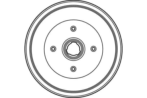 Handler.Part Brake drum TRW DB4127 2