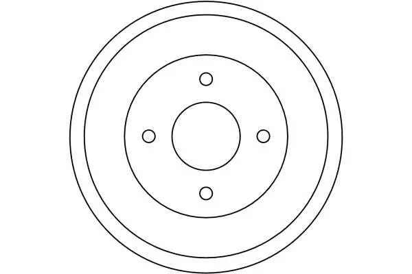 Handler.Part Brake drum TRW DB4244 2