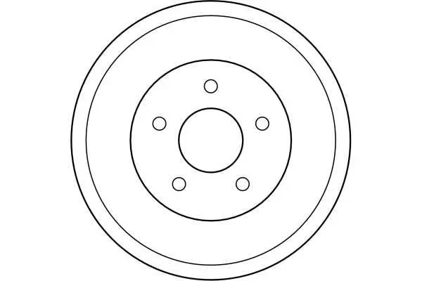 Handler.Part Brake drum TRW DB4309 2