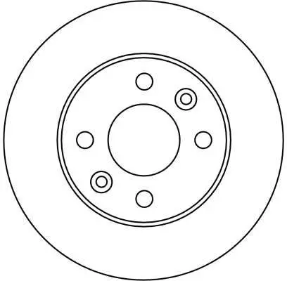 Handler.Part Brake disc TRW DF1014 2