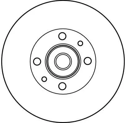 Handler.Part Brake disc TRW DF1019 2