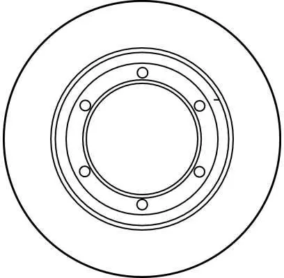 Handler.Part Brake disc TRW DF1105 2