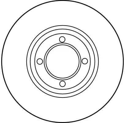 Handler.Part Brake disc TRW DF1203 2