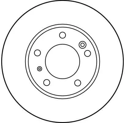 Handler.Part Brake disc TRW DF1435 2