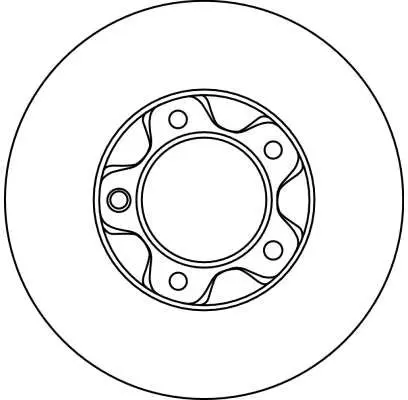 Handler.Part Brake disc TRW DF1513 2