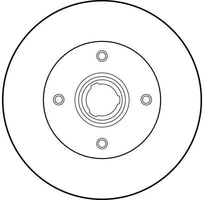 Handler.Part Brake disc TRW DF1529 2