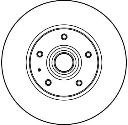 Handler.Part Brake disc TRW DF1683S 2