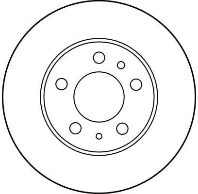 Handler.Part Brake disc TRW DF1687 2