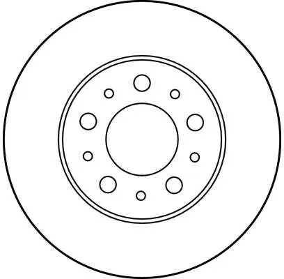 Handler.Part Brake disc TRW DF1689 2