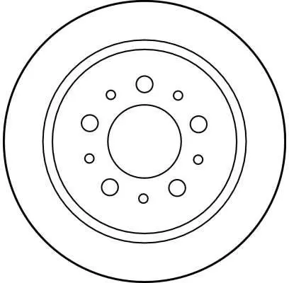 Handler.Part Brake disc TRW DF1695 2