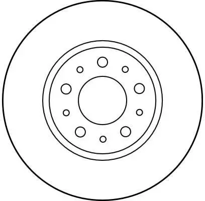 Handler.Part Brake disc TRW DF1697 2