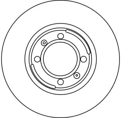 Handler.Part Brake disc TRW DF1708 2