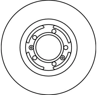 Handler.Part Brake disc TRW DF1716 2