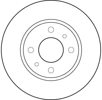 Handler.Part Brake disc TRW DF1736 2