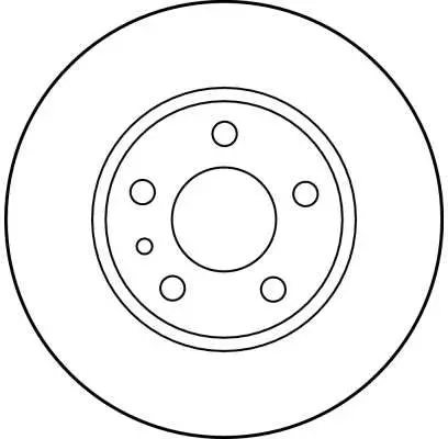 Handler.Part Brake disc TRW DF1739 2