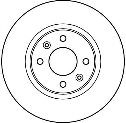 Handler.Part Brake disc TRW DF2011 2