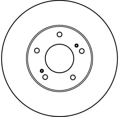 Handler.Part Brake disc TRW DF2574 2