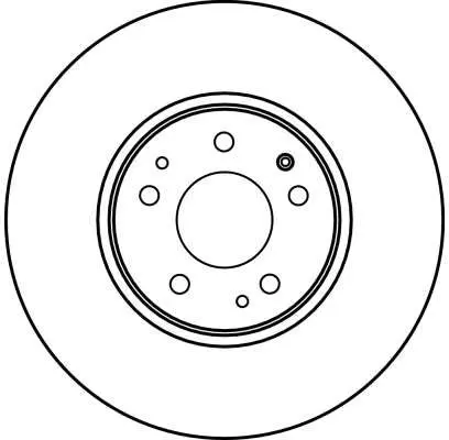 Handler.Part Brake disc TRW DF2593 2