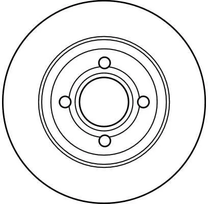 Handler.Part Brake disc TRW DF2597 2