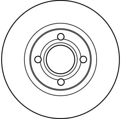 Handler.Part Brake disc TRW DF2601 2