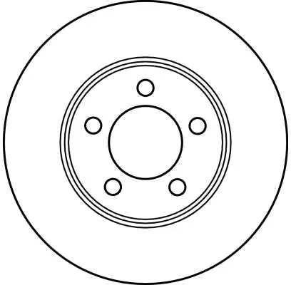 Handler.Part Brake disc TRW DF2624 2