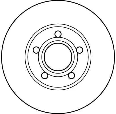 Handler.Part Brake disc TRW DF2626 2