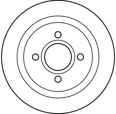 Handler.Part Brake disc TRW DF2639 2