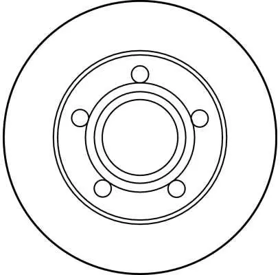 Handler.Part Brake disc TRW DF2666 2