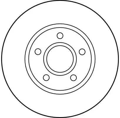 Handler.Part Brake disc TRW DF2677 2