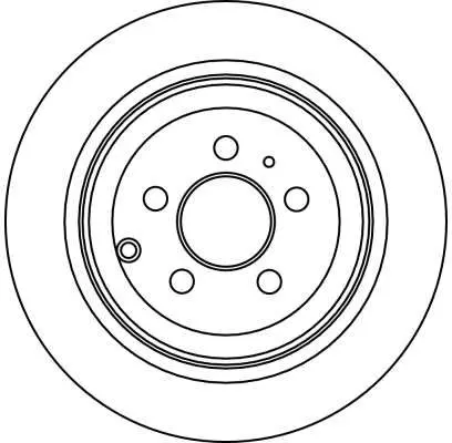 Handler.Part Brake disc TRW DF2715 2