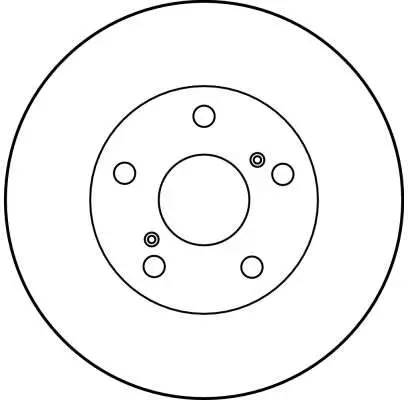 Handler.Part Brake disc TRW DF2724 2