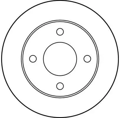 Handler.Part Brake disc TRW DF2725 2