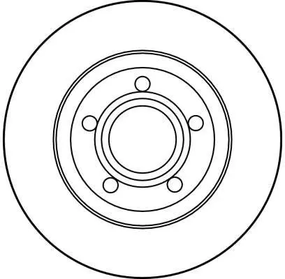 Handler.Part Brake disc TRW DF2730 2