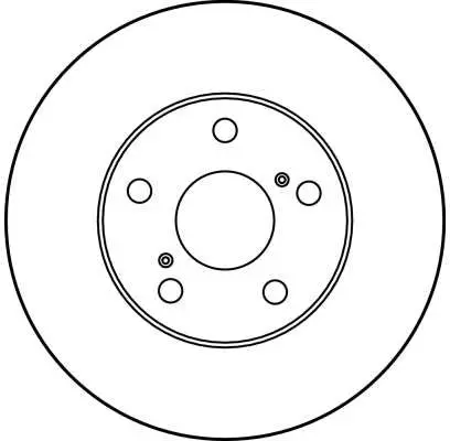 Handler.Part Brake disc TRW DF2744 2