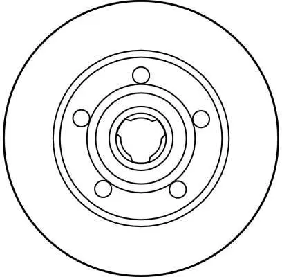 Handler.Part Brake disc TRW DF2771 2