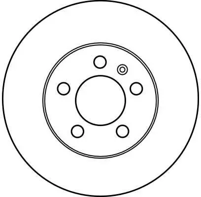 Handler.Part Brake disc TRW DF2803 4